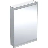 Geberit ONE speilskap for innbygging 90x60x15 aluminium, høyre