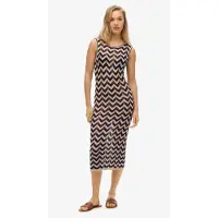 Superdry Zig Zag Ermeløs Kjole