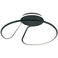Orion LED-taklampe Claire, svart, dimbar
