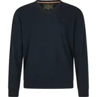 Seeland Pine V-Neck Sweater Men Dark Sapphire M