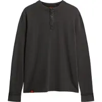 Superdry Vintage Textured Grandad Langarmet T-skjorte