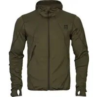 Härkila Deer Stalker Full-Zip Fleece Hoodie Herre Willow green, M