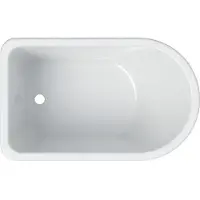Geberit Bambini asymmetrisk badekar, hvitt, 40 L