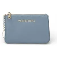 Valentino for woman. VPS9WG101 Wallet Logo blue (OSFA), Casual, Polyurethane