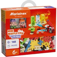 Marioinex Waffle Mini-brannvesen Action-byggeklosser Byggespill
