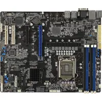 Asus P12R-E - Hovedkort - ATX - LGA1200-sokkel - C256 Chipset - USB 3.2 Gen 2, USB 3.2 Gen 1 - 2 x 10 Gigabit LAN - innbygd grafikk