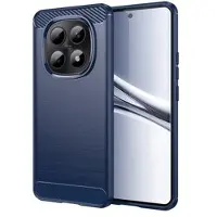 Mtp Products Xiaomi Poco M8/Redmi Note 15 5G Børstet TPU-deksel - karbonfiber - blå