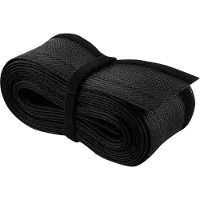 Deltaco - Kabelvikling - svart - 5 m