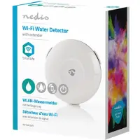 Nedis WiFi Smart Water Leak Detector - Vannlekkasje sensor - trådløs - Wi-Fi - 2400 - 2483.5 Mhz - hvit