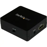 StarTech.com HDMI Audio Extractor - HDMI til 3,5 mm lydkonverter - 2,1 stereolyd - 1080p (HD2A) - HDMI-lydsignalutvinning