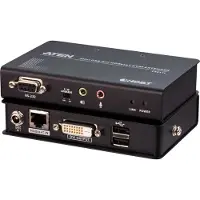 Aten CE 611 - KVM / lyd / seriell / USB-svitsj - HDBaseT - USB - opp til 100 m