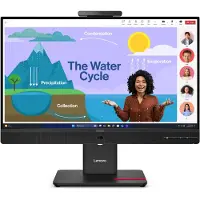Lenovo ThinkVision T24D-4v - LED-skjerm - 1920 x 1080 Full HD (1080p) @ 120 Hz - IPS - 250 cd/m² - 1500:1 - 4 ms - HDMI, 2xDisplayPort, 2xUSB-C - høyttalere - eklipsesvart