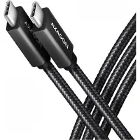 Axagon BUCM32-CM20AB, 2 m, USB C, USB C, USB 3.2 Gen 2x2, 20 Gbit/sek., Sort