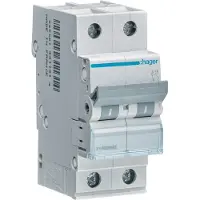 Hager Miniature circuit breaker mcb 2p 6ka c-13a