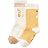 Liewood Sokker - 2-pack - Annette - Light Apricot/Krem De La C - - 22/24 - Sokker