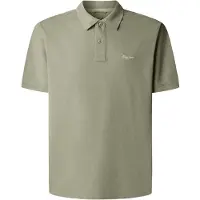 Pepe Jeans for man. PM5400087 Oscar olive green polo shirt (XL), Casual, Cotton, Short sleeve