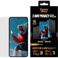 PanzerGlass 2-Way Privacy Screen Protector Samsung Galaxy S26 | Ultra-Wide Fit w. FASTFIT IN-A-BOX
