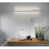 HELESTRA Slate LED-vegglampe, krom, 90 cm