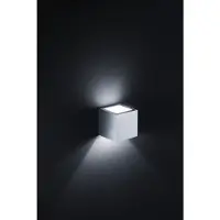 HELESTRA Diffusor 4516295 vegglampe SIRI, matt alu