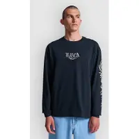 RVCA Retract Langermet T-skjorte svart