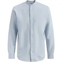 Jack & Jones Breeze Band Linen Blend Skjorte Med Lange Ermer