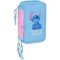 Disney Stitch Bright 12.5x19.5x5.5 Cm Triple Pennal