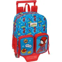 Safta Spidey 6l 22x27x10 Cm Mini Ryggsekk Med Hjul