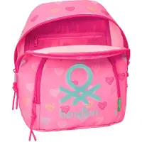 Safta Benetton Heart 9.75l 25x30x13 Cm Mini Ryggsekk