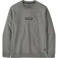 Patagonia 95 Oval Logo Uprisal Crew Genser grå
