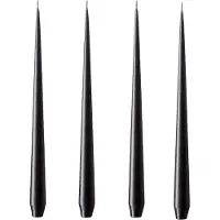Fyrklövern ester & erik lys 32 cm 4-pk, Raw Black 75 matt