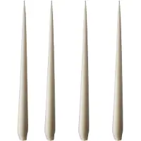 Fyrklövern ester & erik lys 32 cm 4-pk, Linen Grey 22 matt