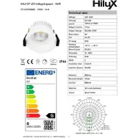 HiluX D7 Gen2 - 6W - 420lm - Ra95 - 2700K - Dimmable - Indoor/Outdoor - White