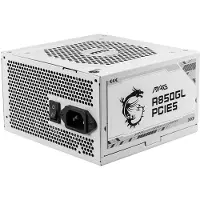 MSI MAG A850GL PCIE5 WHITE - Strømforsyning (intern) - ATX12V 3.0/ EPS12V - 80 PLUS Gold - AC 100-240 V - 850 watt - aktiv PFC - hvit
