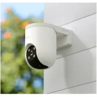 Ezviz H8C Pro - Nettverksovervåkingskamera - panorering / tipping - utendørs - værbestandig - farge (Dag og natt) - 8 MP - 3840 x 2160 - 4K - M12-montering - lyd - trådløs - Wi-Fi - H.264, H.265 - DC