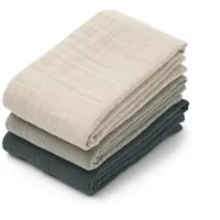 Liewood Stoffklutene - Muslin - 3-pack - 65x65 cm - Lewis - Dove - - OneSize - Gulpeklut