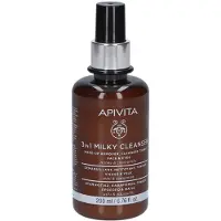 Apivita 3-in-1 Cleansing Milk for Face & Eyes with Chamomile & Honey 200ml