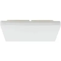 PRIOS LED-taklampe Artin, 33 cm, hvit, kantet, sensor