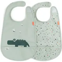 Done by Deer Smekke - 2-pack - Croco - Grønn - - OneSize - Smekke