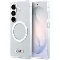 BMW Samsung Galaxy S26 M IML Metal Logo magnetisk hybrid-deksel - gjennomsiktig