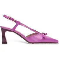 Hispanitas for woman. HV264678 Giorgia pink shoes (37), Leather, 5 to 8 cm, Buckle, Casual, Party