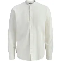 Jack & Jones Breeze Band Linen Blend Skjorte Med Lange Ermer
