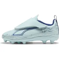 Puma ULTRA 6 PLAY FG/AG Football Boots Kids, Shoes, Icy Blue/White/Blue Jewel, 28