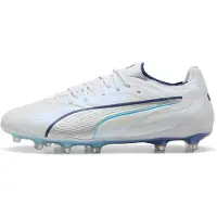 Puma KING 20 ULTIMATE FG/AG Football Boots Women, Shoes, Silver Mist/Blue Jewel/Vibrant Blue, 38.5