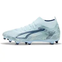 Puma ULTRA 6 MATCH+ FG/AG Football Boots Unisex, Shoes, Icy Blue/White/Blue Jewel, 47