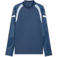 Puma individualFINAL Quarter-Zip Football Top Men, Sport, Deep Blue/White/Icy Blue, M