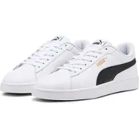 Puma Smash 3.0 Sneakers, Shoes, White/Black/Gold, 42