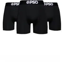 PSD Solids Blk 5i Boxers 3 Enheter