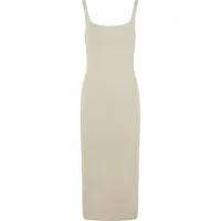 Urban Classics Basic Long Cotton Jersey Ermeløs Kjole