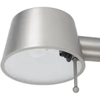 LUCANDE vegglampe Silka, 91 cm, nikkel, justerbar, E27