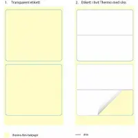 Capture - Permanet adhesiv - toppbelagt - hvit - 55 x 25 mm 25000 etikett(er) (25 rull(er) x 1000) flerlags etiketter